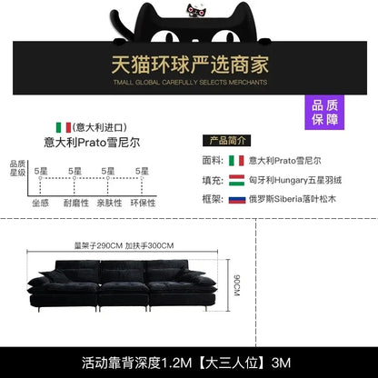 Replica Large European Sofa Elegant Reclinavel Lit Pliable Design Sofa Recliner Nordic Postmodern Lounge Modern Muebles Muebles
