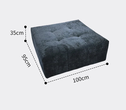 Full Sponge Compressed Fabric Sofa Modern Simple Living Room Couch Tofu Block Sofa Small Apartment Straight Row Combination Sofa