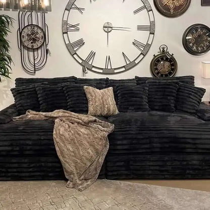Light luxury lazy sofa thick velvet cloud sofa large sitting deep removable and washable combination living room 2024 new