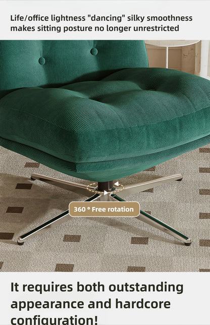 Single sofa chair light luxury medieval Bauhaus living room leisure chair bedroom lazy sofa