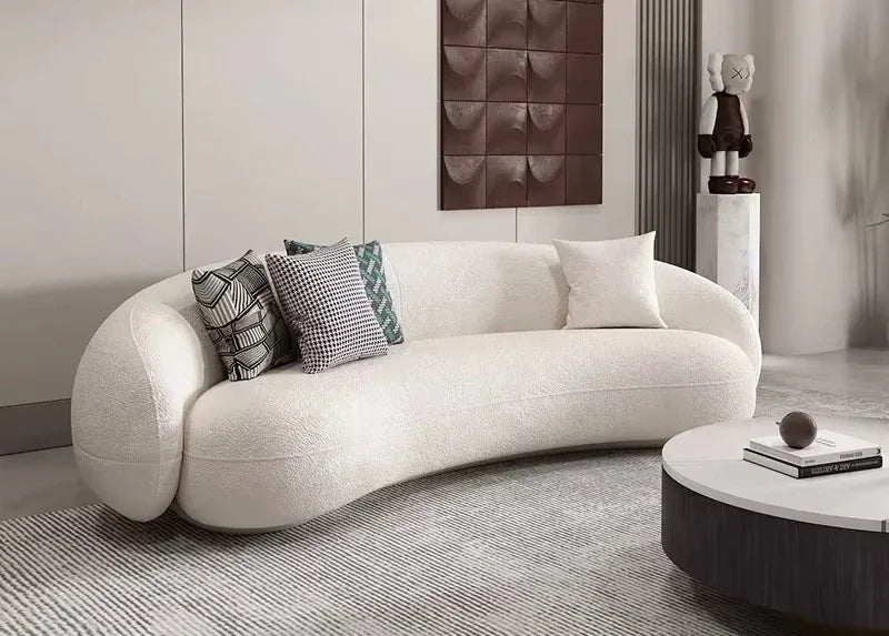 Minimalist Nordic Living Room Sofas Leather Recliner Designer Modern Sofas Luxury Lounge Balcony Cheap Divano Home Furniture
