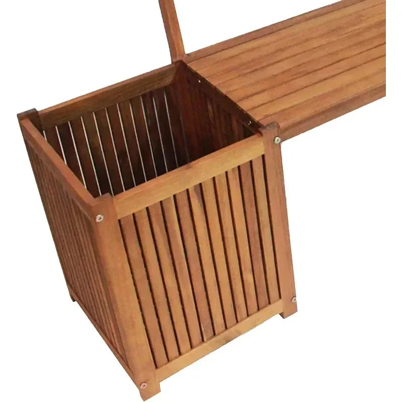 SAT2 Leigh Country Banc d'extérieur en bois durable pour tous les temps, patio d'arrière-cour, balcon d'entrée ou sièges de meubles de terrasse