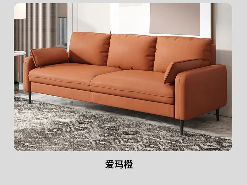 Scratch Protector Sofa Relax 3 Seater Brown Classic Sofa Armchair Lounge European Design Divano Living Room Furniture TY100YH