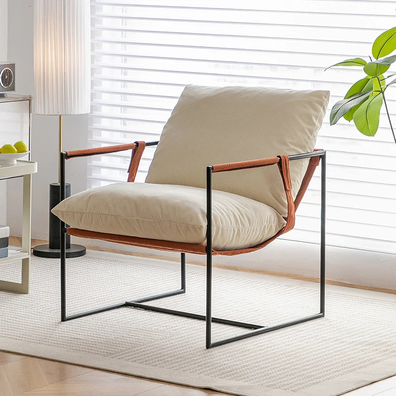 Relax Nordic Dressing Reading Chair Comfortable Lounge Deck Minimalist Designers Chair Single Fauteuil Relaxant Home Furniture