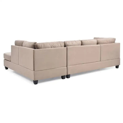 Mocha Sectional Sofa (3 Boxes) - Stylish and Comfortable Living Room Furniture