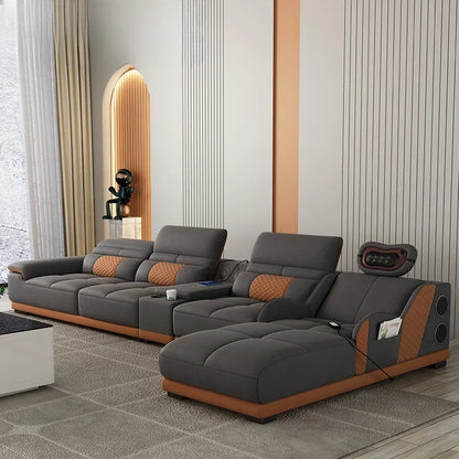 Cozy Nordic Modern Living Room Sofas Relaxing European Recliner Lazy Sofas Floor Massage Woonkamer Banken Home Furniture