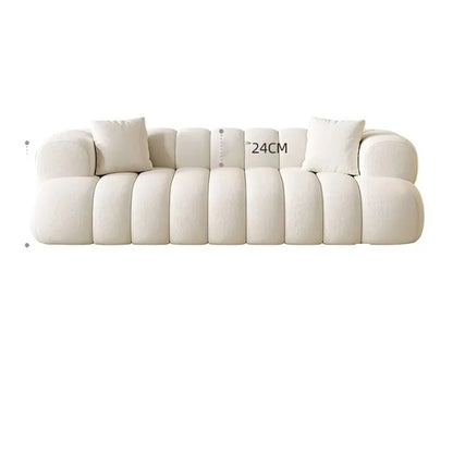 Luxury Modular Combination Sofa Set Home Hotel Fabric Reclining Cooling Sponge Filled Living Room Apartment