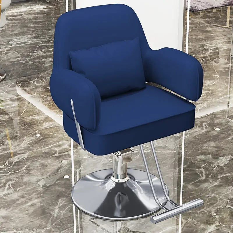 Light Luxury Barber Chairs Hair Salon Special Liftable Barber Chair European Simple Salon Furniture Hairdressing Salon Chairs Y