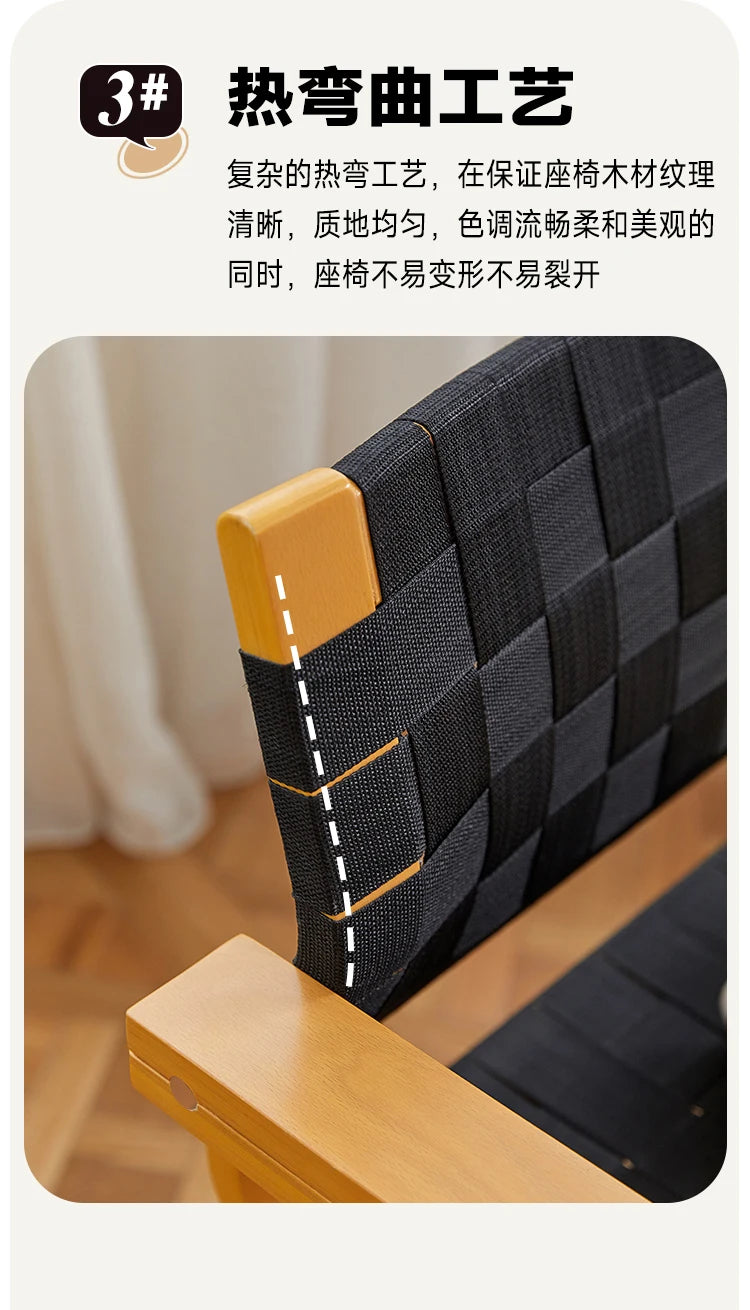 BJ Home Creative Personality Design Medieval Dining Chair Solid Wood Armrest Back Chair Simple Desk Chair