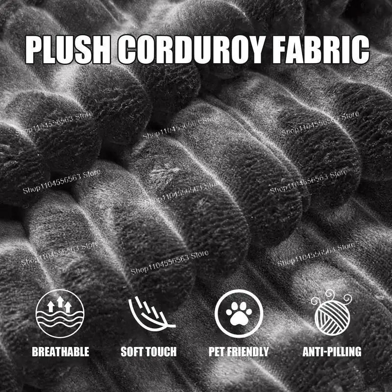 Vacuum Compression Sofa Module Full Sponge High Density 50D Rebound Sponge Small Apartment Corduroy Sofa Bed