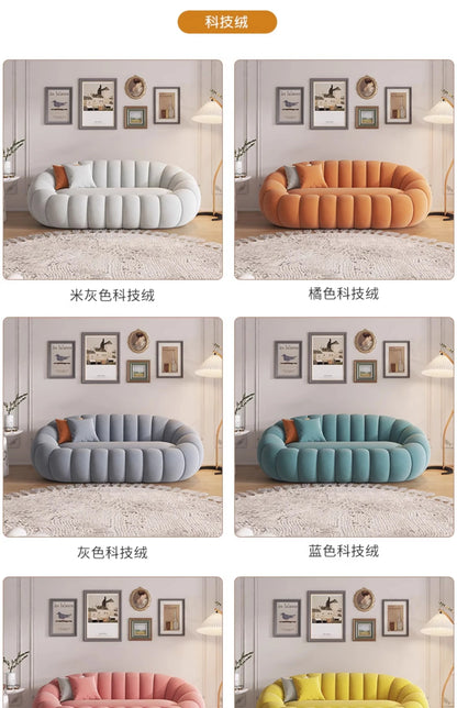 Cloud Sofa Plush Pumpkin Sofa Combination Soft And Comfortable Modern Living Room Sofa Suite Apartment Home Decoration Furniture