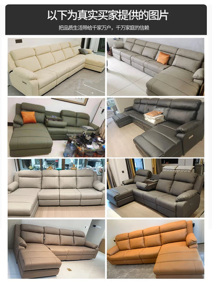 Living Room Modern Sofas Multifunction Armchairs Apartment Leather Sofas Electric Lazy Sillas Para Sala De Estar Home Furniture