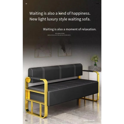 Modern Luxury Stainless Steel Changsha Hair Salon Barber Shop Beauty Salon Rest Area Waiting Area