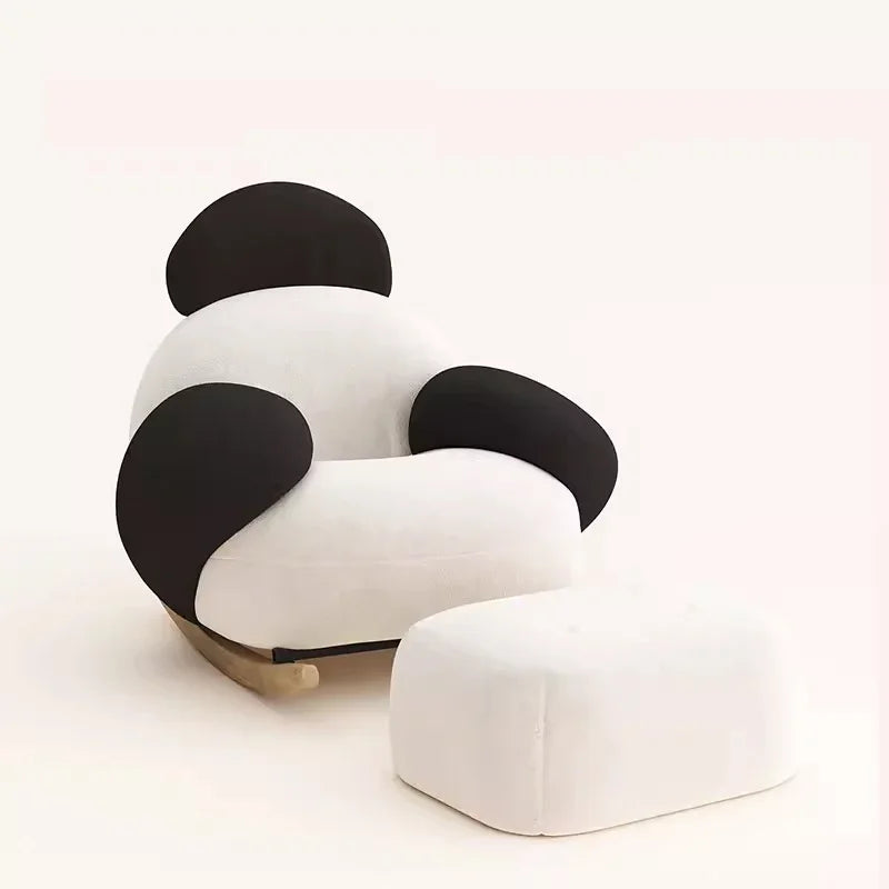 Nordic Modern Luxury Living Room Chairs Sofa  Rocking  Lounge Single Lazy Reclining Adult Bedroom Relax Magical Furniture