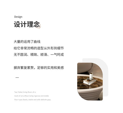 Table basse moderne simple haut de gamme, petit appartement, salon, maison