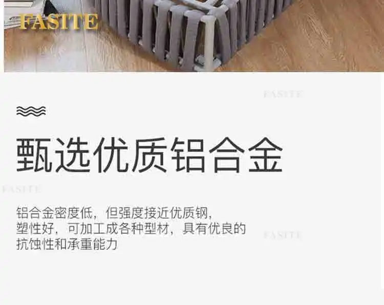 Outdoor circular bed courtyard terrace waterproof and sunscreen aluminum frame structure rope weaving storage