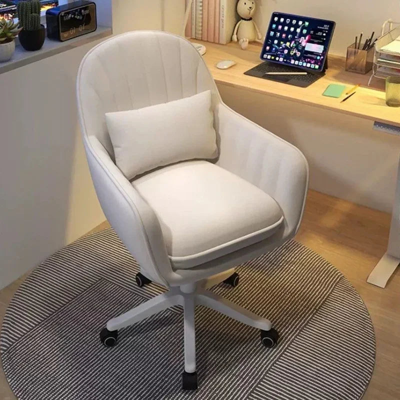 Modern Velvet Swivel Office Chair with Adjustable Height and Ergonomic Design Elegant Velvet Office Chair with Swivel Base