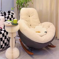 Thickened Penguin Rocking Chair Balcony Sofa Home Bedroom Leisure Chair Wide