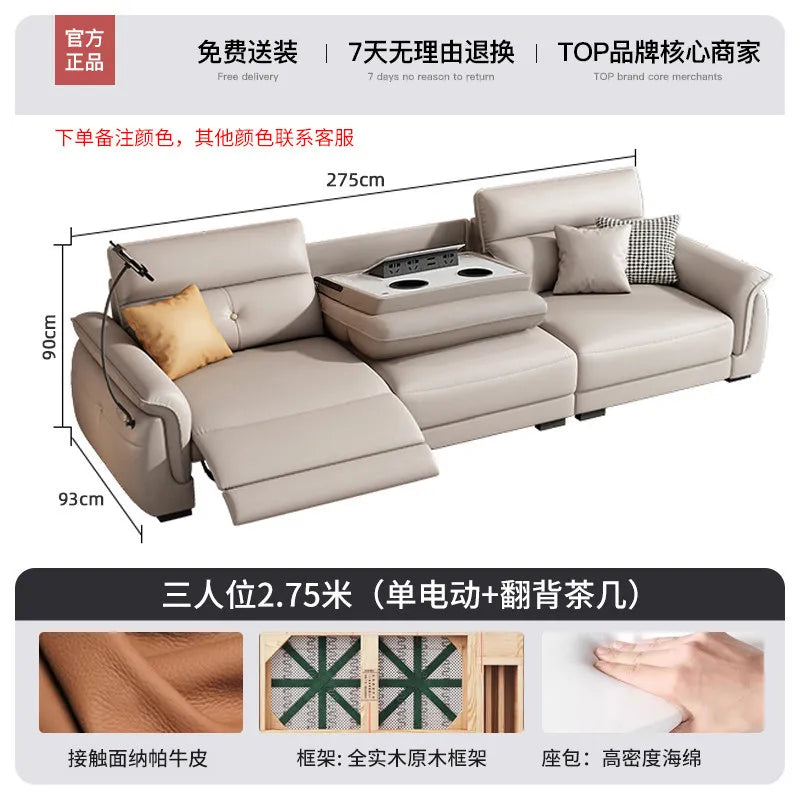 Minimalist Single Electric Sofas Gray European Smart Massage Living Room Sofas Modern Style Sofa Wohnzimmer Furniture For Home