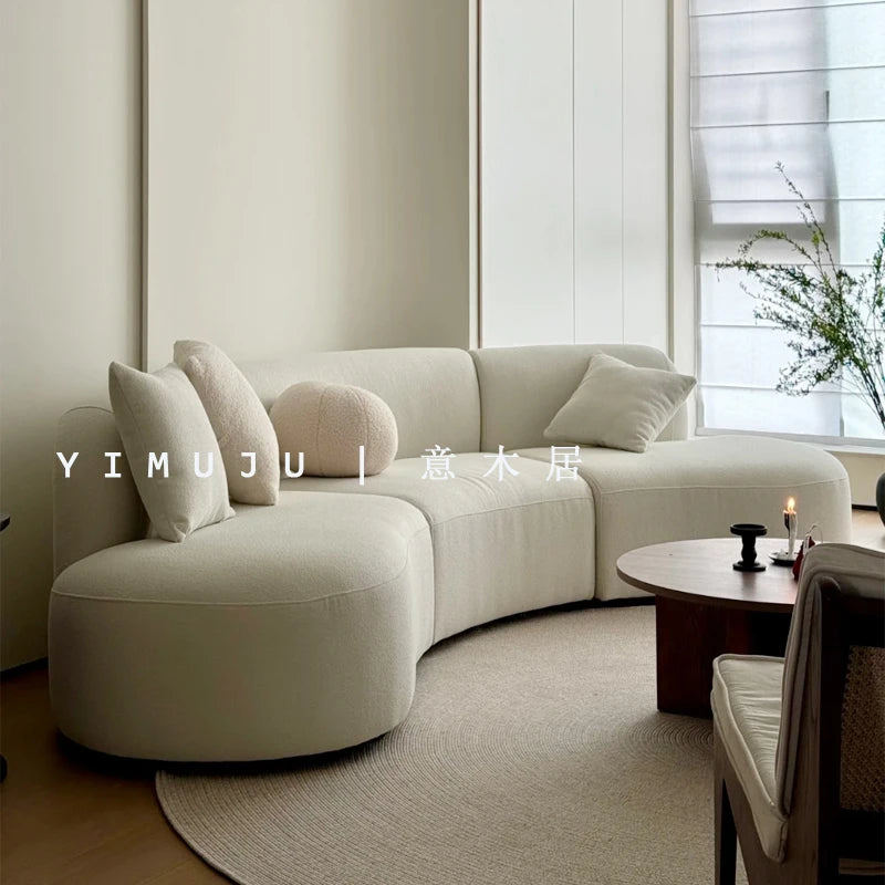 Apartment Lounge Sofas Living Room Multifunction Sectional Curved Sofa 3 People Bedroom Woonkamer Banken Home Accessories