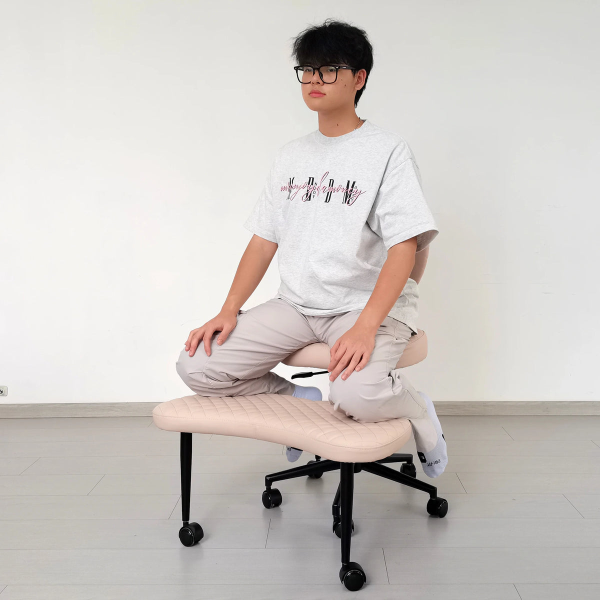 Adjustable Cross-Legged Office Chair – Soul Seat for Meditation, Yoga & Work – Comfortable Sitting Chair with Back Support