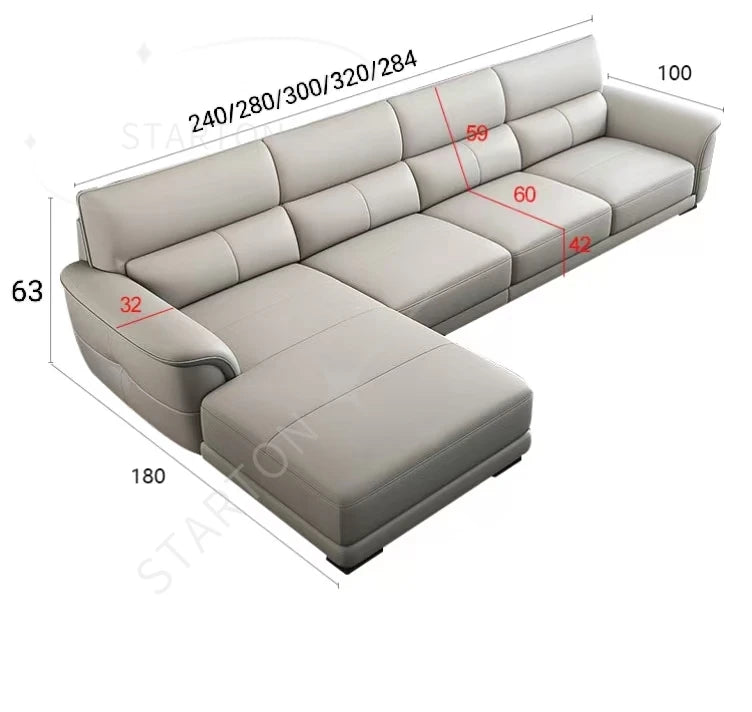 Couch Sofas l Shape Living  Wood Minimalist Sofa Living Room Luxury  Modern Sofa