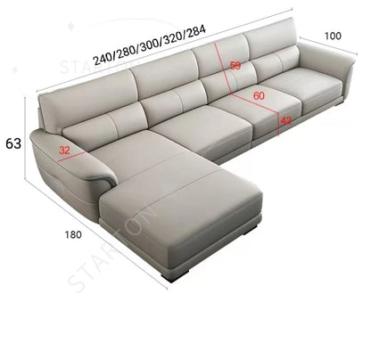 Couch Sofas l Shape Living  Wood Minimalist Sofa Living Room Luxury  Modern Sofa