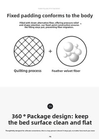 Brushed Cotton Padded Waterproof Pillowcase - Single Piece / 2-Piece Set  Soft Breathable