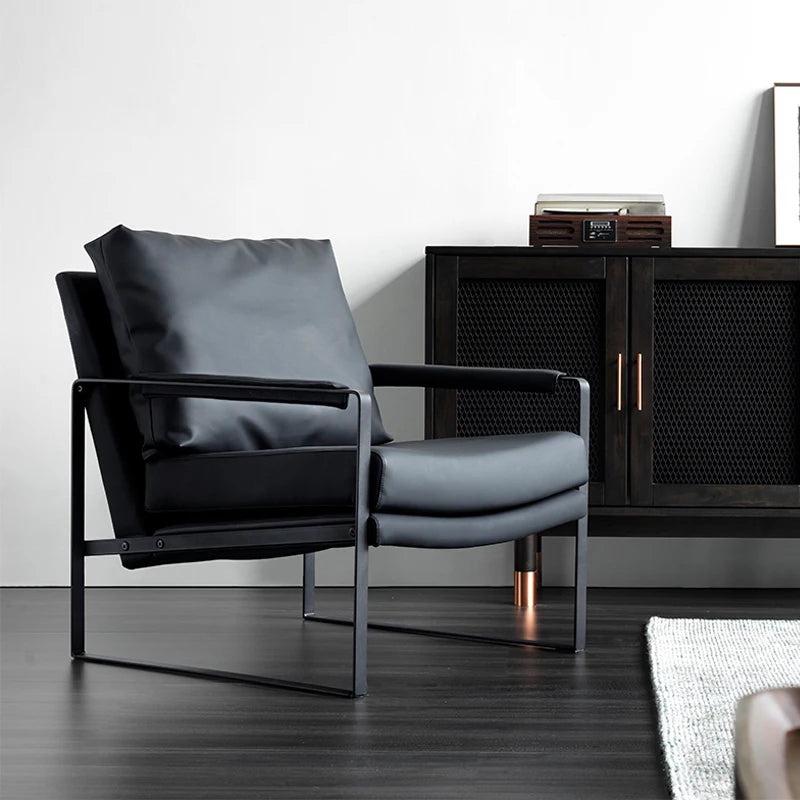 Modern Simple Armrest Chairs Living Room Support Single Comfy Puffs Chair Lazy Hotel Italian Woonkamer Stoelen Bedroom Furniture
