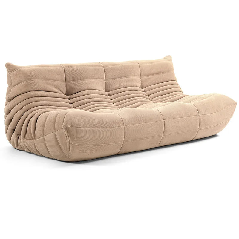 Cross-border supply caterpillar lazy sofa sitting recliner living room single double three Nordic leisure compression sofa