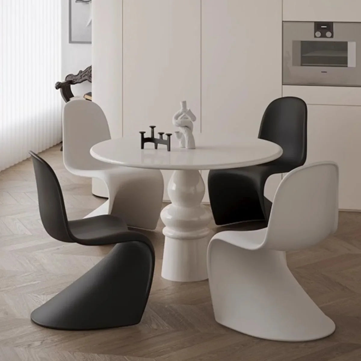 Sleek Ghost Chair with Clear Acrylic Backrest for Modern Living Room Decor Contemporary Living Room Relaxing Dining Chair