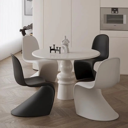Sleek Ghost Chair with Clear Acrylic Backrest for Modern Living Room Decor Contemporary Living Room Relaxing Dining Chair