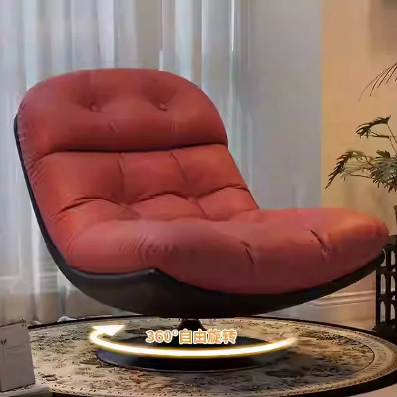 Swivel Comfortable Durable Reclining Chair Light Luxury Casual Breathable Living Room Chair Elegante Y Hermoso Home Furniture