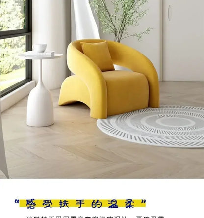 Stretch Lazy Balcony Sofa Chair Nordic Single Lounge Design Sofa Chair Relax Floor Cadeiras De Sala De Estar Home Furniture