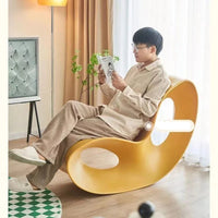 Nordic Light Luxury Outdoor Rocking Chair Durable Outdoor Recliner Leisure Modern Simple Chair Living Room Home Chaise Lounge