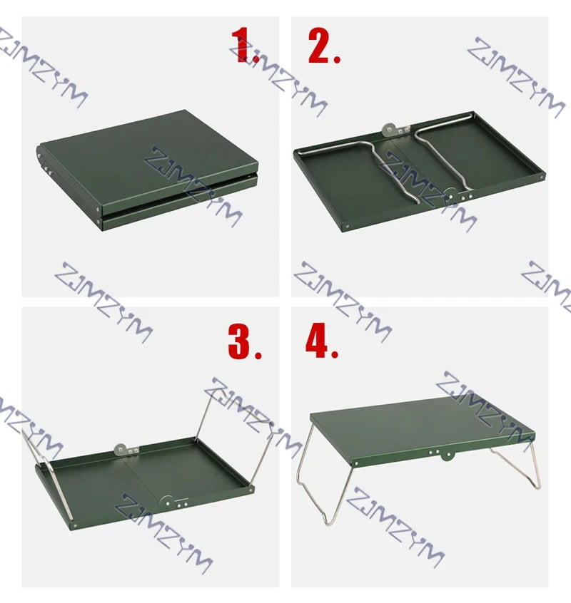 Outdoor Camping Folding Table Ultralight Tables Hiking Aluminum Table Picnic Portable Mini Coffee Small Teatable BBQ