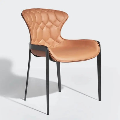 Simple Modern Living Room Chair Nordic Comfortable Soft Cushion Chairs Home Bedroom Restaurant Backrest Leisure Chairs