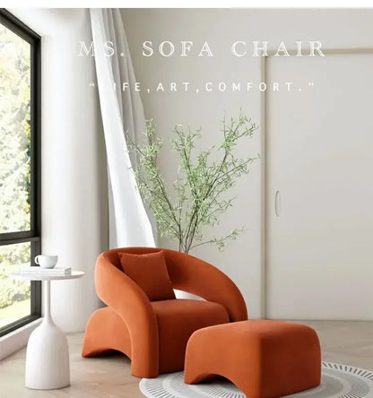 Stretch Lazy Balcony Sofa Chair Nordic Single Lounge Design Sofa Chair Relax Floor Cadeiras De Sala De Estar Home Furniture