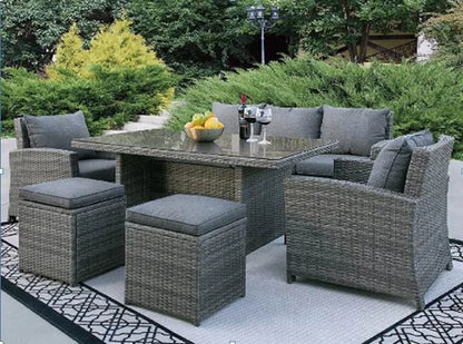 Cnlf Simple Design Hot Sale Outdoor Furniture Courtyard Leisure Rattan Sofa