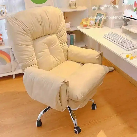 Chair Office Modern Salon Luxury Lazy Ergonomic Executive Office Chair Relaxing Reading Wheels Mobilya Lounge Suite Furniture