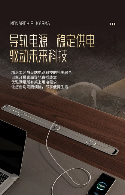 Filing Cabinet Luxury Large Computer Tables Modern Minimalist Executive Manager President Table Office Combination Furniture