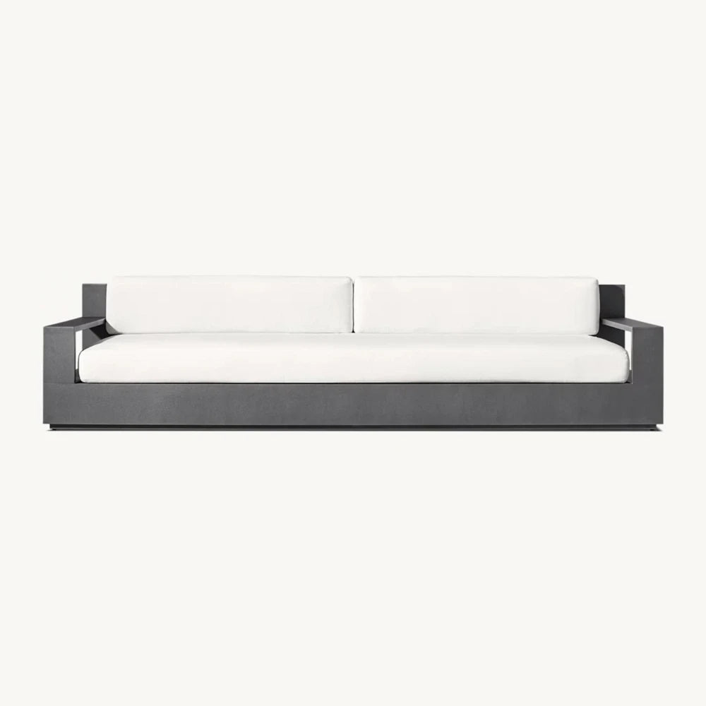 Modern Furniture Sofa Combination Aluminum Frame Outdoor Sectional Sofa Set for Garden Living Room Courtyard