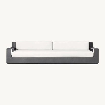 Modern Furniture Sofa Combination Aluminum Frame Outdoor Sectional Sofa Set for Garden Living Room Courtyard