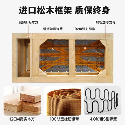 Cloud Electric Sofa Living Room Modern Simple Telescopic Fabric Lazy Multi-functional Sofa Bed Dual-purpose