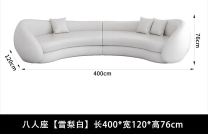 JJJJMinimalist Curved Sofa Sitting Area Reception Creative Sofa