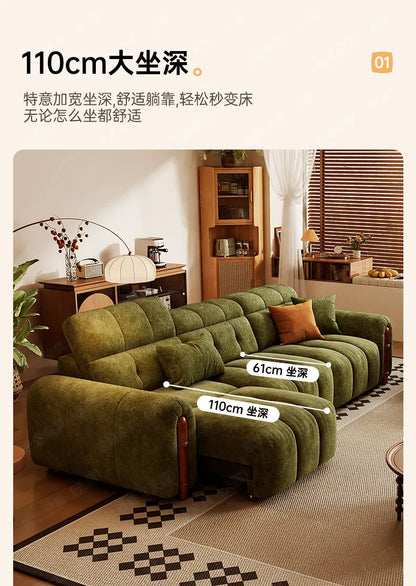 Extendeble Adults Electric Sofa Green Bed Loveseat Armchair Electric Sofas Floor Living Room Muebles Para El Hogar Furnitures
