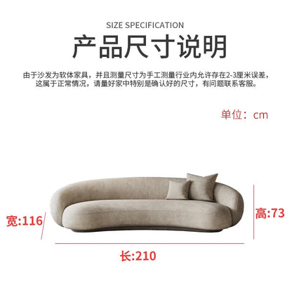 Elastic Luxury Living Room Sofa Modern Aesthetic Elegant Sectional Sofa Designer Replica Muebles Para El Hogar Nordic Furniture