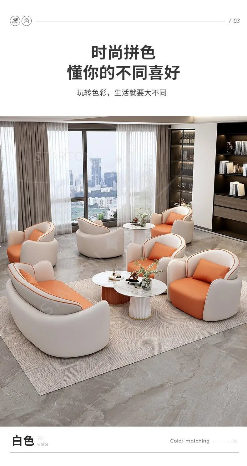 Hotel Lobby Reception Rest Area Sofa Beauty Salon Lobby Business Reception Meeting Negotiation