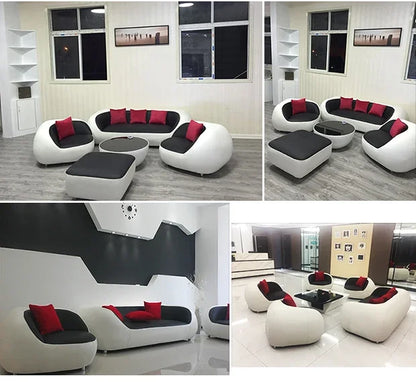 Nordic Accent Living Room Sofas Lazy Couch Leather Luxury Gaming Sofas Designer Decor Relaxing Divano Lounge Suite Furniture