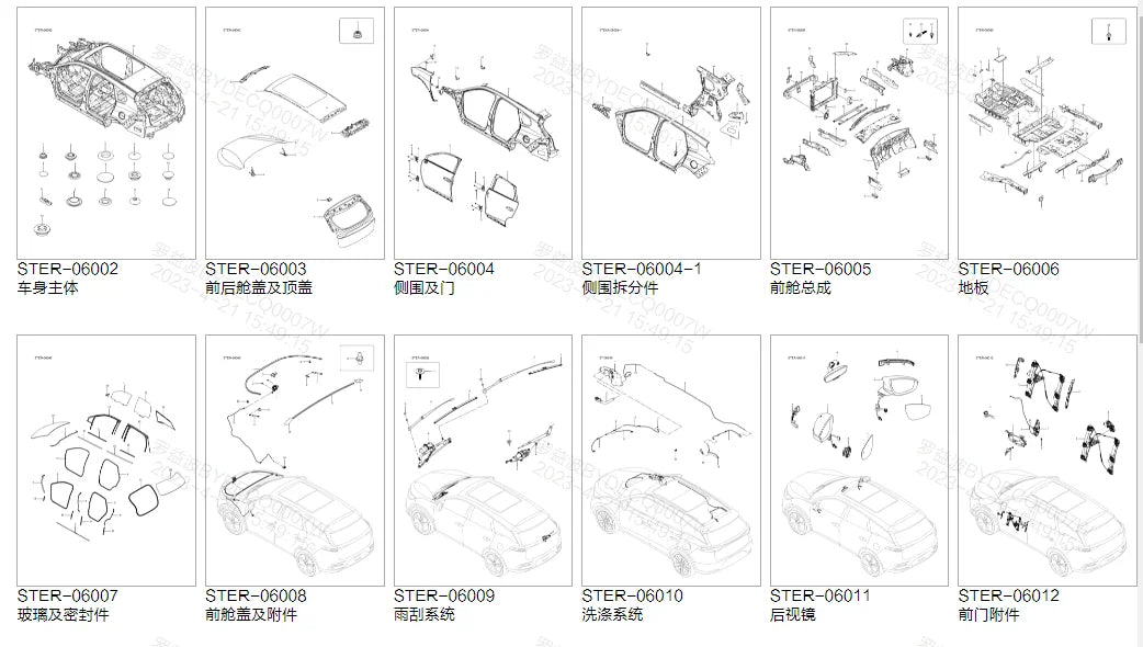 Other Auto Parts Elektro Auto Automobile Headlight Assembly for Byd Auto Song Plus Champion 2025
